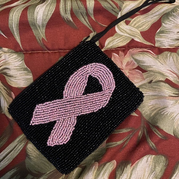 Beaded coin purse with strap - Picture 2 of 2